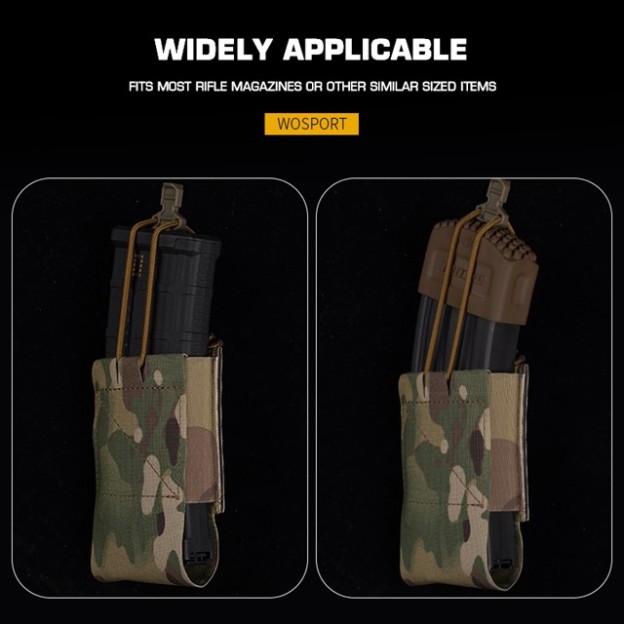 WOSPORT ELASTIC RIFLE MAG POUCH [WST-MG-122]