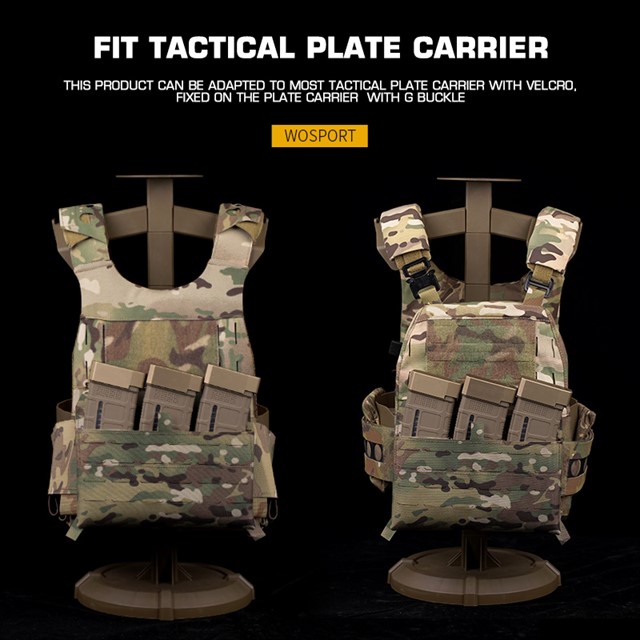 WOSPORT MAGAZINE POUCH FRONT PLATE (BUILT-IN) [WST-VE-75-ACC-13]
