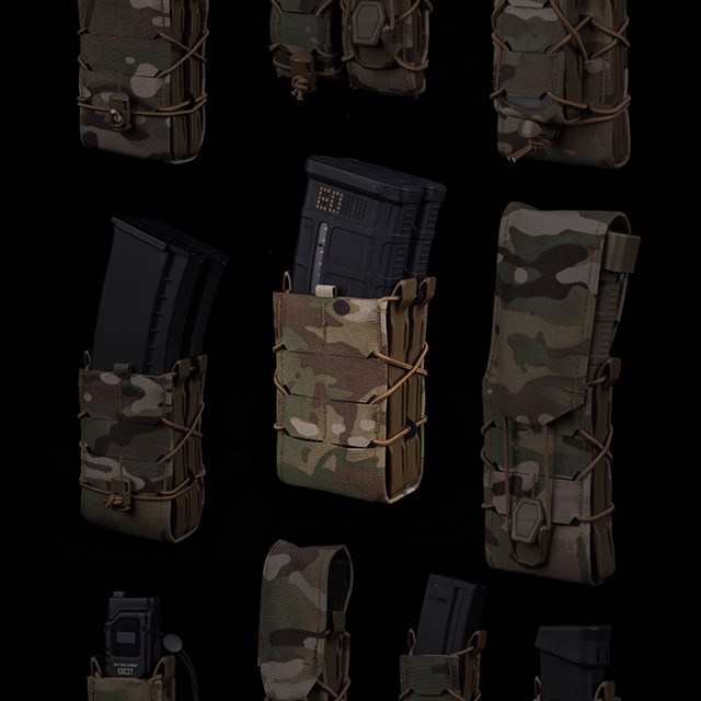 WOSPORT TIGER FULL-SIZE COMBINATION MAG POUCH V2 [WST-MG-135]