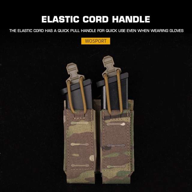WOSPORT ASSAULTER DOUBLE PISTOL MAG POUCH 2.0 [WST-MG-105]