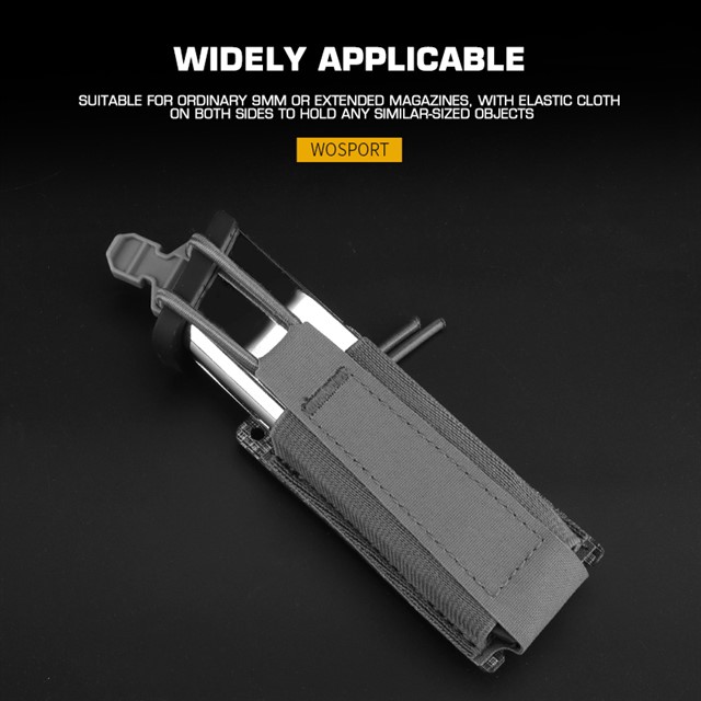 WOSPORT ELASTIC PISTOL SINGLE MAG POUCH [WST-MG-69]