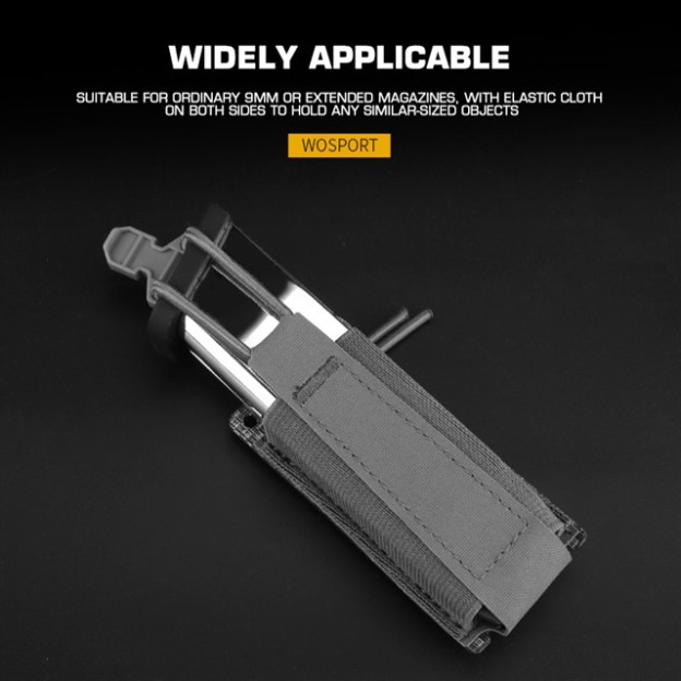WOSPORT ELASTIC PISTOL SINGLE MAG POUCH [WST-MG-69]