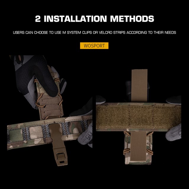 WOSPORT TIGER 9MM MAG POUCH V2 [WST-MG-130]