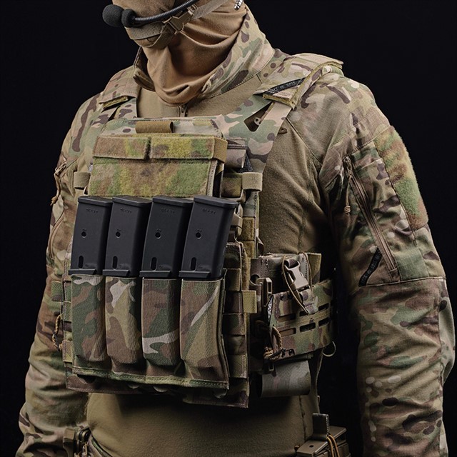 WOSPORT LIGHTWEIGHT SUBMACHINE GUN ELASTIC MAG POUCH [WST-MG-111]