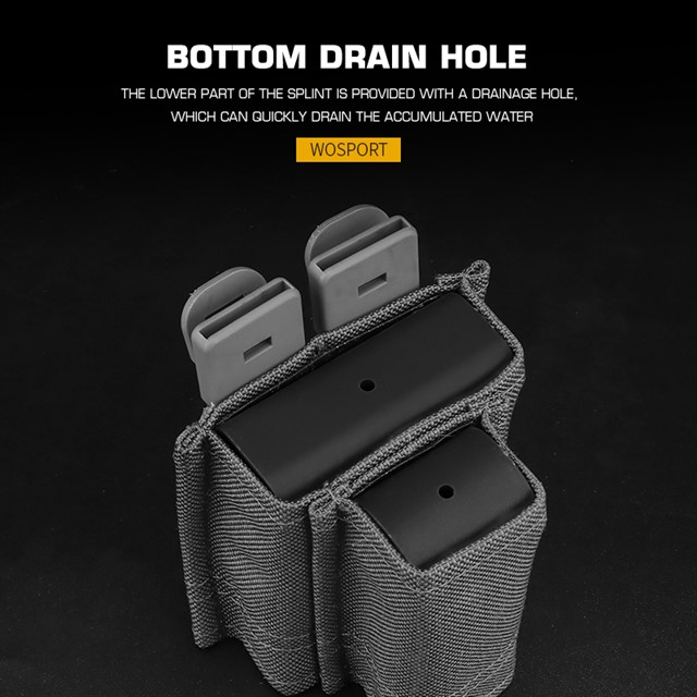 WOSPORT FAST 9MM &5.56 MAG POUCH (SHORT) [WST-MG-F-07]