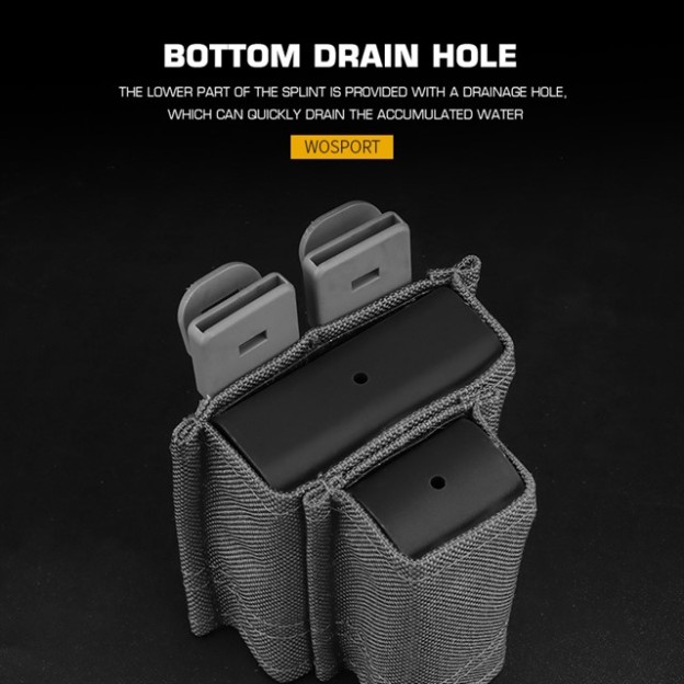 WOSPORT FAST 9MM &5.56 MAG POUCH (SHORT) [WST-MG-F-07]