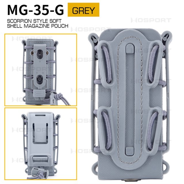 WOSPORT SCORPLON STYLE SOFT SHELL MAGAZINE POUCH（FOR 9MM） [WST-MG-35]