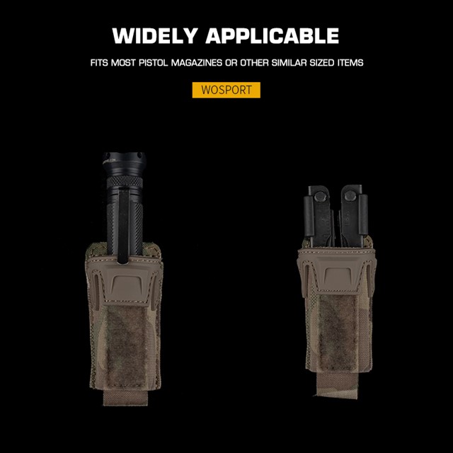 WOSPORT K TYPE 9MM SINGLE MAG POUCH [WST-MG-125]