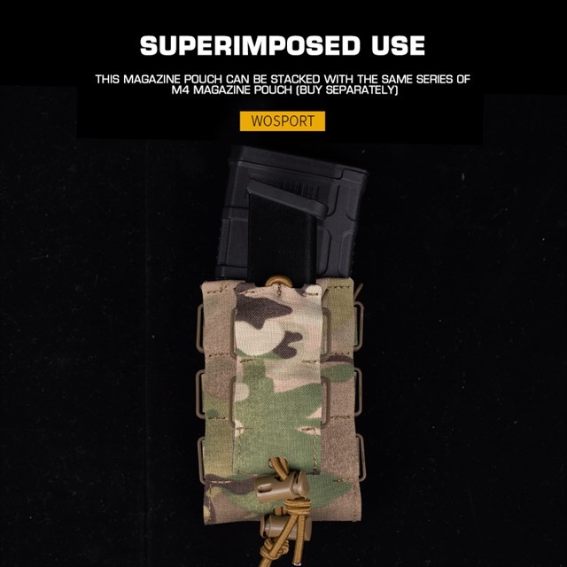 WOSPORT URBAN ASSAULT PISTOL MAG POUCH [WST-MG-57]