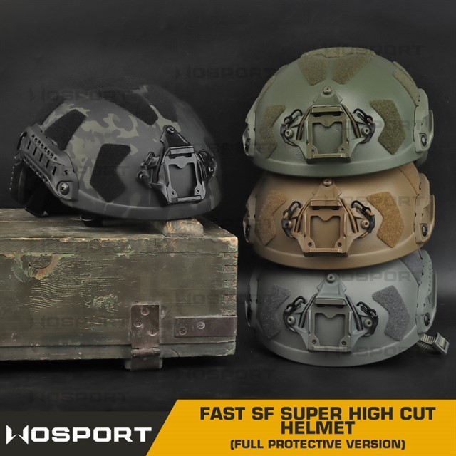 WOSPORT FAST SF SUPER HIGH CUT HELMET (FULL PROTECTIVE VERSION) [WST-HL-32]