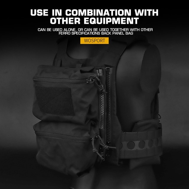 WOSPORT V5 PC BACK PANEL DOUBLE BAG [WST-VE-75-ACC-06]