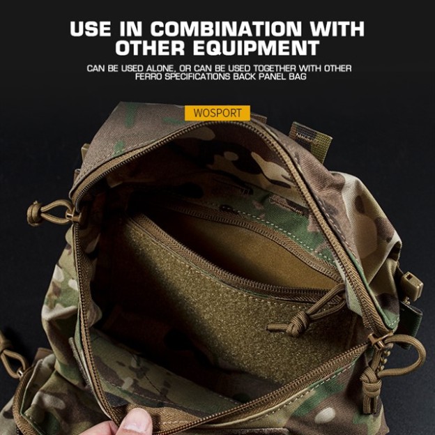 WOSPORT V5 PC BACK PANEL DOUBLE BAG [WST-VE-75-ACC-06]