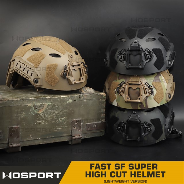 WOSPORT FAST SF SUPER HIGH CUT HELMET (LIGHTWEIGHT VERSION) [WST-HL-31]
