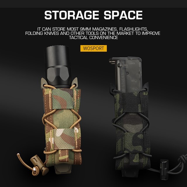 WOSPORT TIGER TYPE 9MM MAGAZINE POUCH [WST-MG-48]