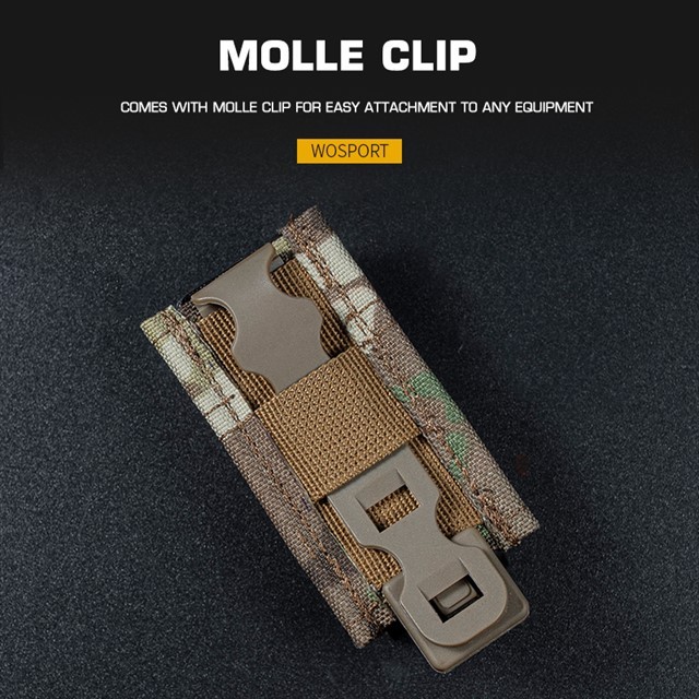 WOSPORT FAST 9MM SINGLE MAG POUCH [WST-MG-F-02]