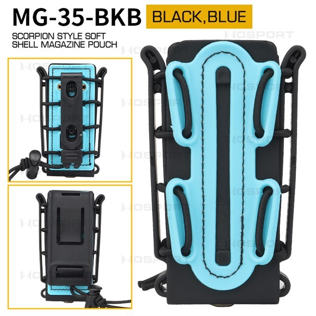 WOSPORT SCORPLON STYLE SOFT SHELL MAGAZINE POUCH（FOR 9MM） [WST-MG-35]