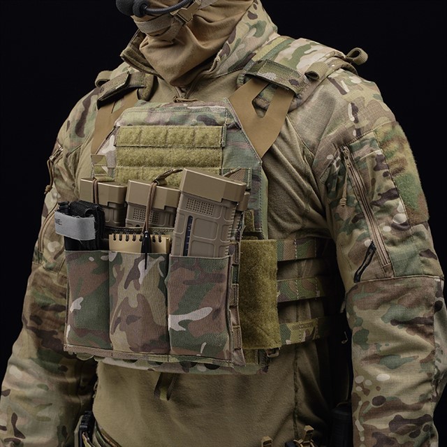 WOSPORT LIGHTWEIGHT ELASTIC TRIPLE MAG POUCH [WST-MG-116]