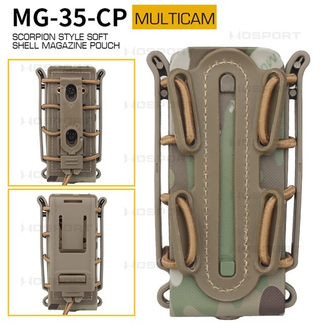 WOSPORT SCORPLON STYLE SOFT SHELL MAGAZINE POUCH（FOR 9MM） [WST-MG-35]