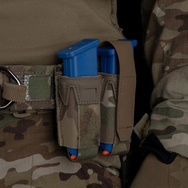 WOSPORT K TYPE 9MM DOUBLE MAG POUCH [WST-MG-126]
