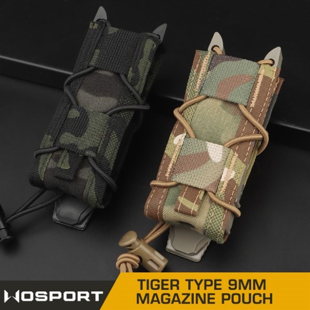 WOSPORT TIGER TYPE 9MM MAGAZINE POUCH [WST-MG-48]
