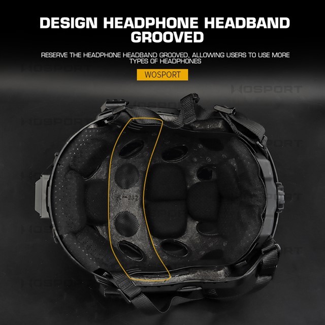 WOSPORT FAST SF SUPER HIGH CUT HELMET (LIGHTWEIGHT VERSION) [WST-HL-31]