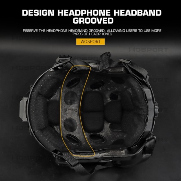 WOSPORT FAST SF SUPER HIGH CUT HELMET (LIGHTWEIGHT VERSION) [WST-HL-31]