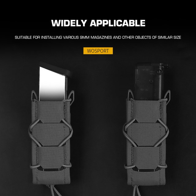 WOSPORT TIGER 9MM MAG POUCH V2 [WST-MG-130]