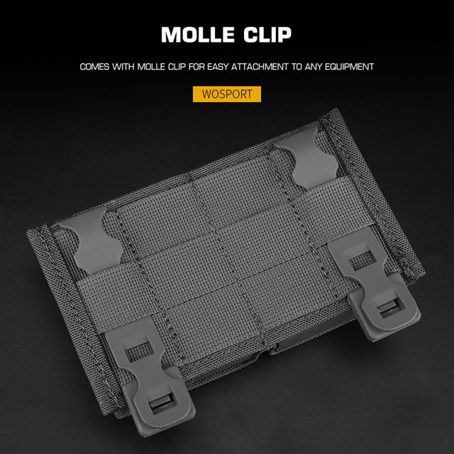 WOSPORTFAST 5.56 DOUBLE MAG POUCH (SHORT)[WST-MG-F-09]