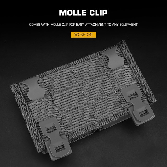 WOSPORTFAST 5.56 DOUBLE MAG POUCH (SHORT)[WST-MG-F-09]