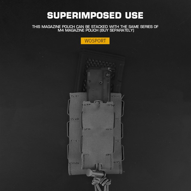 WOSPORT URBAN ASSAULT PISTOL MAG POUCH [WST-MG-57]
