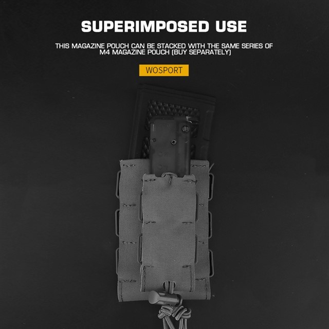 WOSPORT URBAN ASSAULT PISTOL MAG POUCH [WST-MG-57]