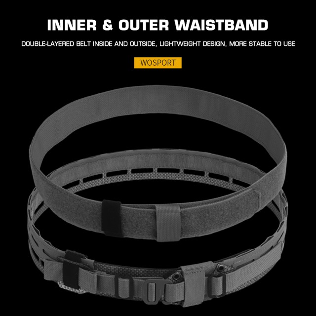 WOSPORT LIGHTWEIGHT TACTICAL BELT [WST-BA-32]