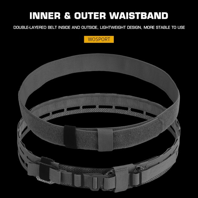 WOSPORT LIGHTWEIGHT TACTICAL BELT [WST-BA-32]