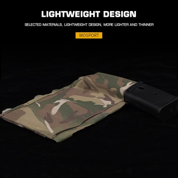 WOSPORT LIGHTWEIGHT SUBMACHINE GUN ELASTIC MAG POUCH [WST-MG-111]