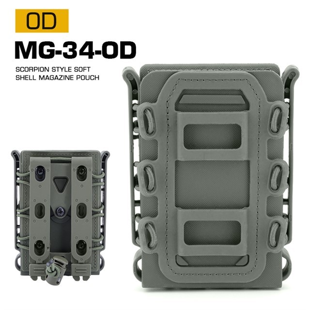 WOSPORT SCORPLON STYLE SOFT SHELL MAGAZINE POUCH（FOR 5.56/7.62） [WST-MG-34]