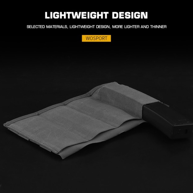 WOSPORT LIGHTWEIGHT SUBMACHINE GUN ELASTIC MAG POUCH [WST-MG-111]