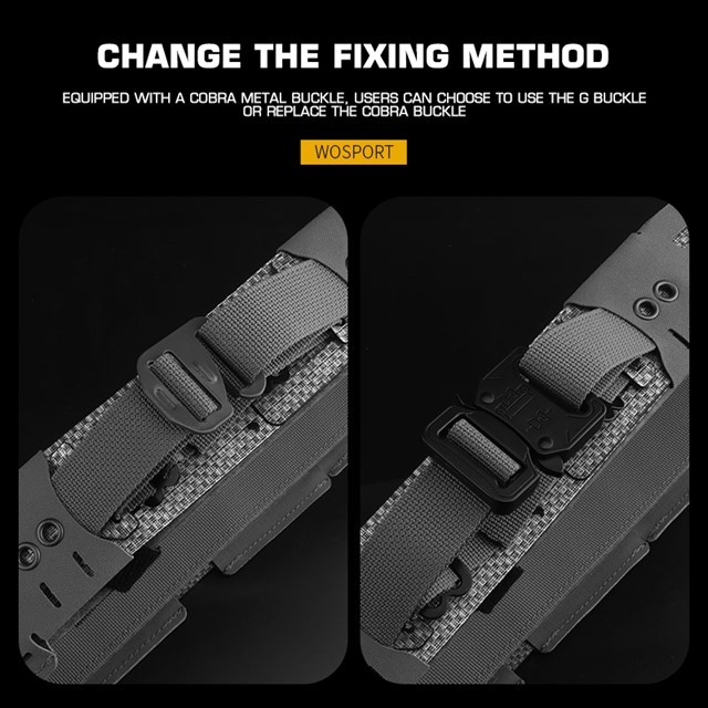 WOSPORT WRC LIGHTWEIGHT COMBINATION BELT [WST-BA-33]