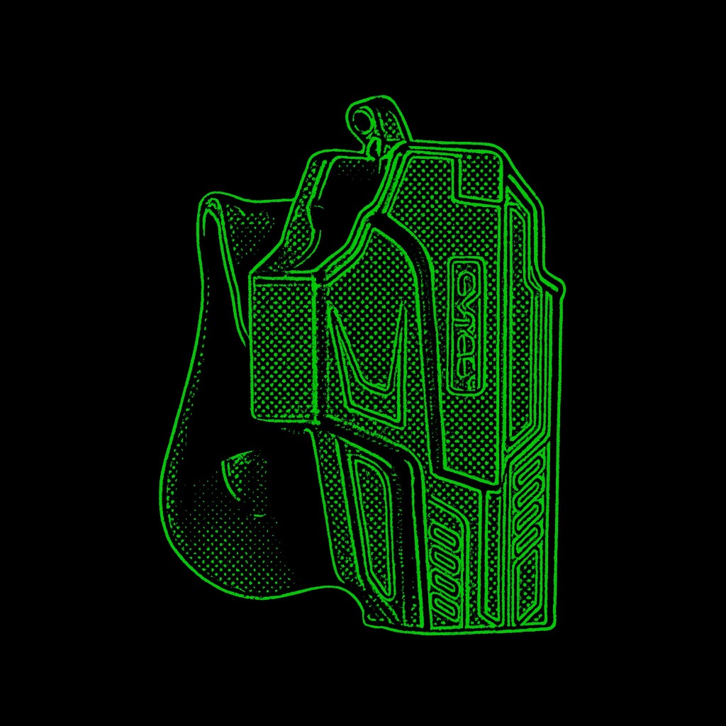 -PLASTIC GUN HOLSTER