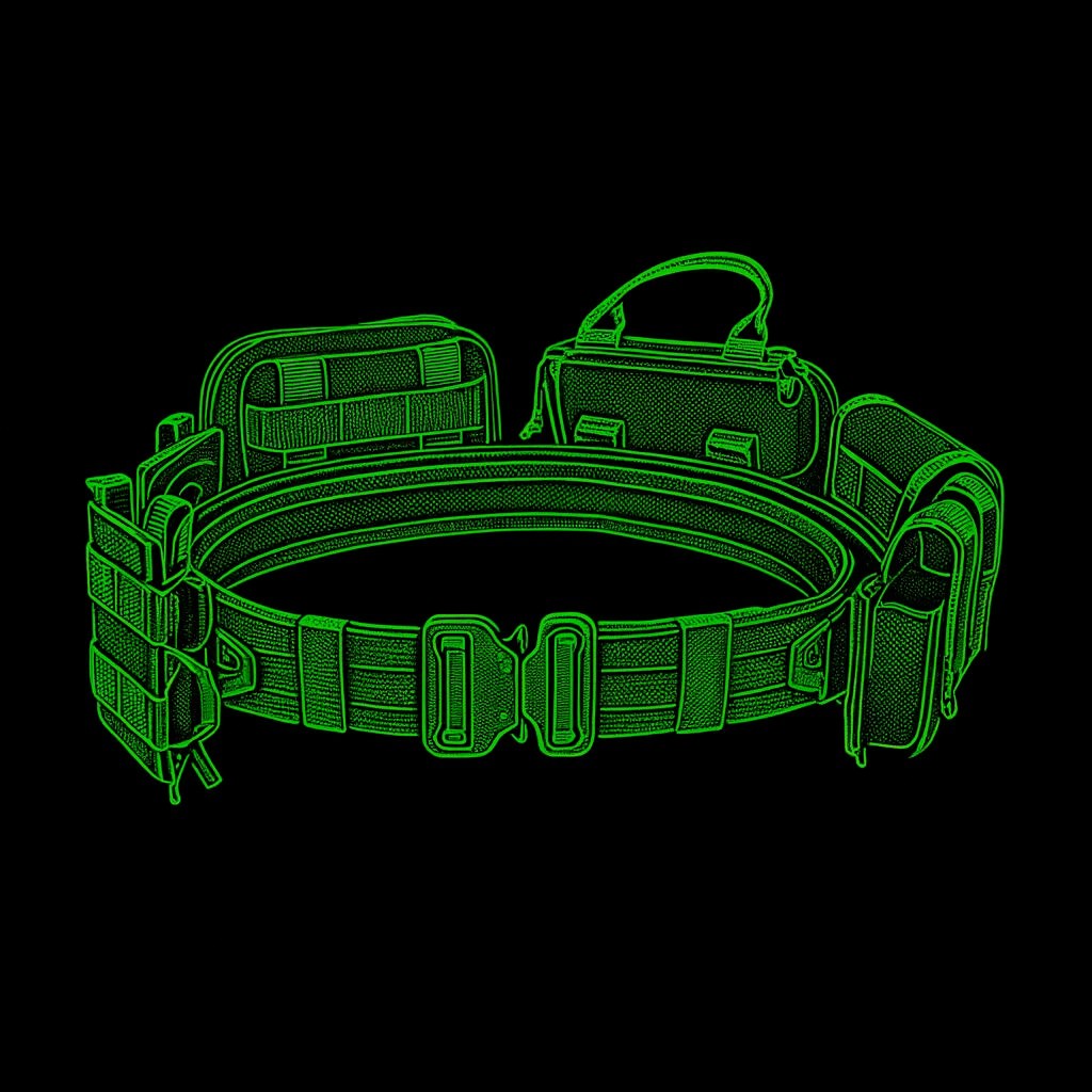 <TACTICAL BELT SET>