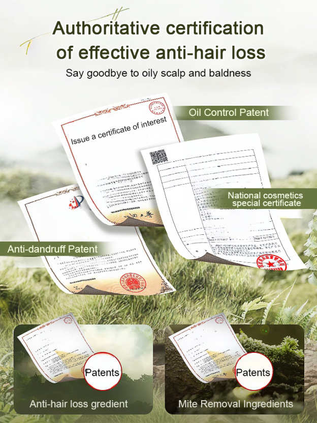 Hot Sale Ginger Plant Extract Anti-Hair Loss Hair Shampoo