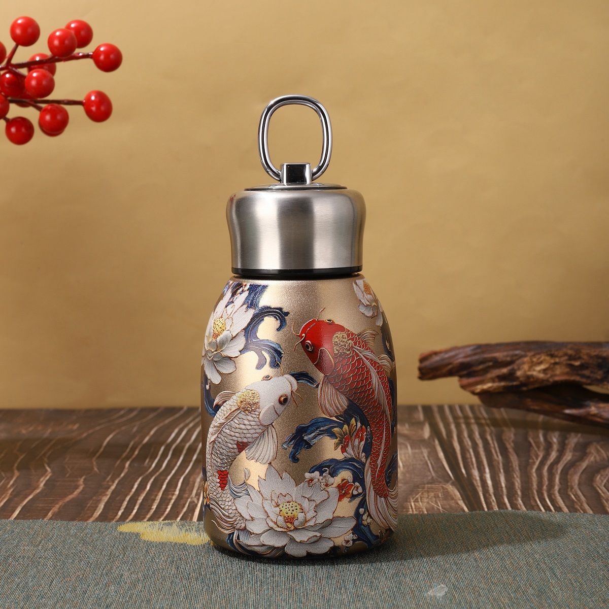 3D Embossed 'Little Chubby' Stainless Steel Insulated Cup