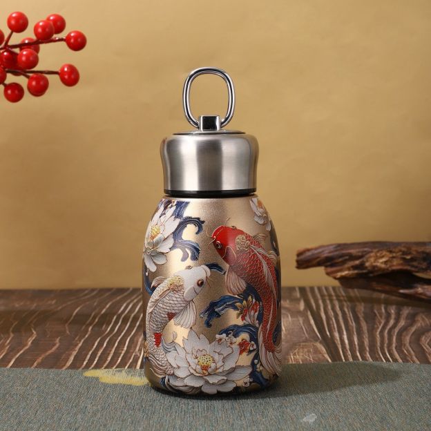 3D Embossed 'Little Chubby' Stainless Steel Insulated Cup