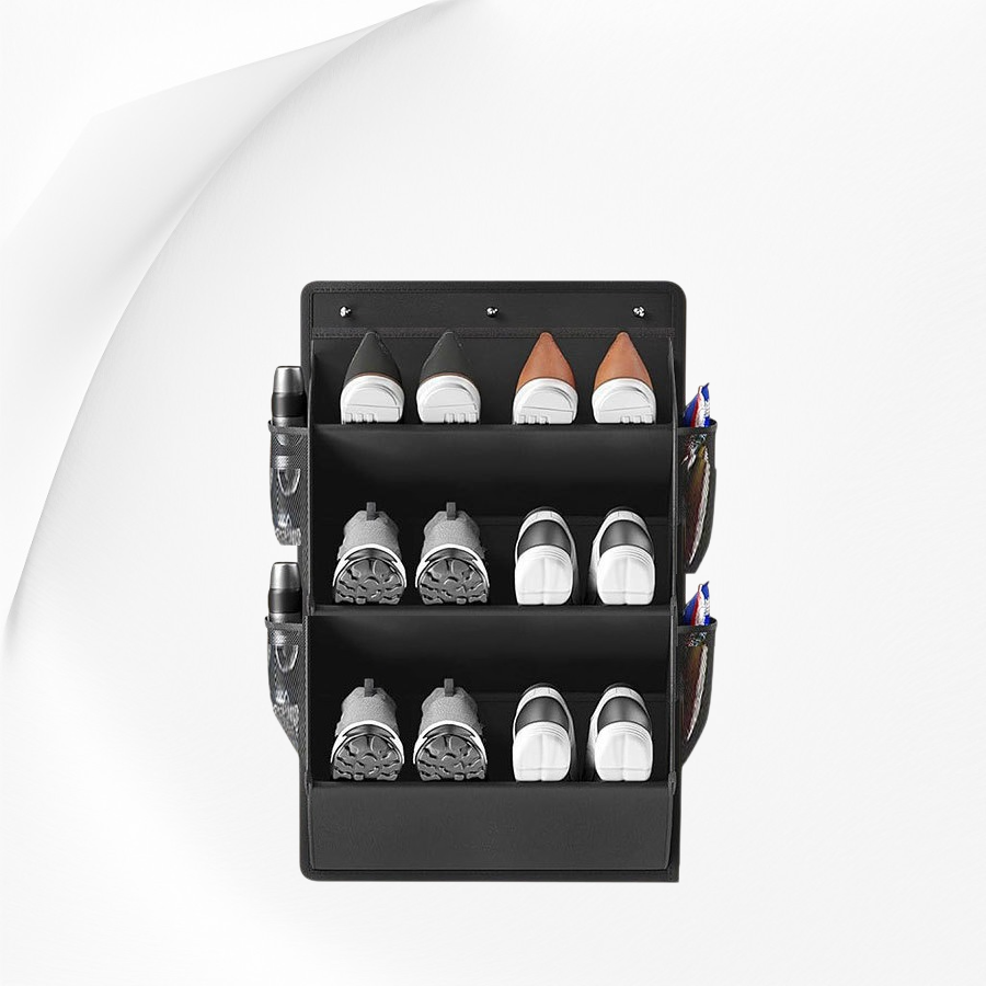 Wall-mounted Shoe Rack and Storage Bag