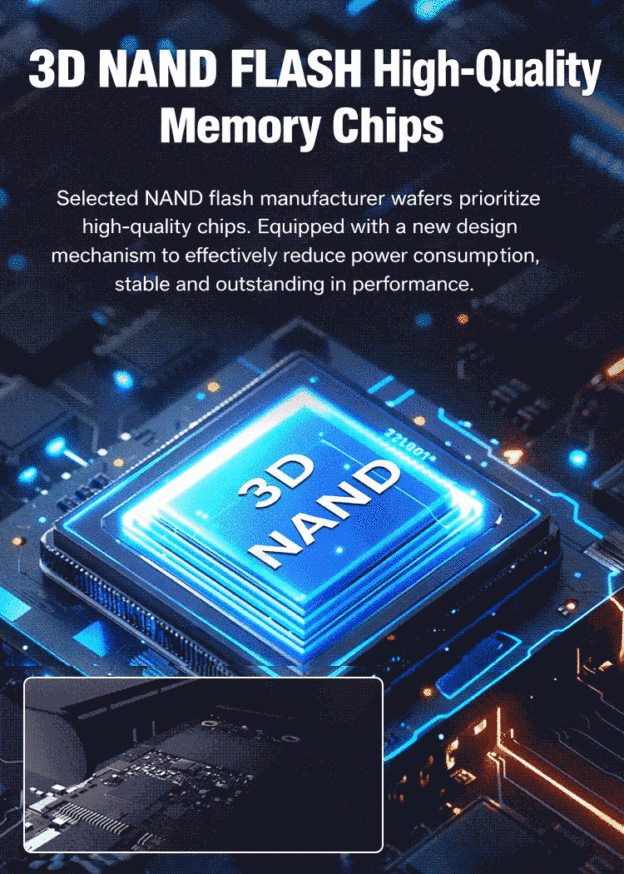 [High-Speed ​​Encrypted Transfer] Mini Portable External Hard Drive