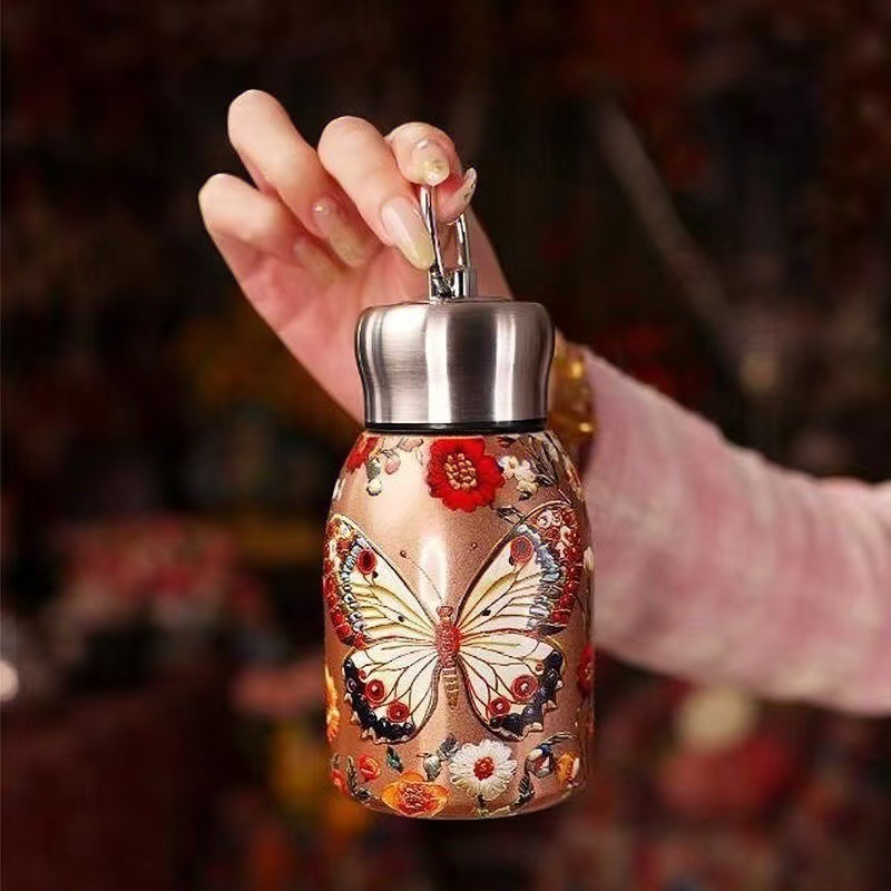 3D Embossed 'Little Chubby' Stainless Steel Insulated Cup