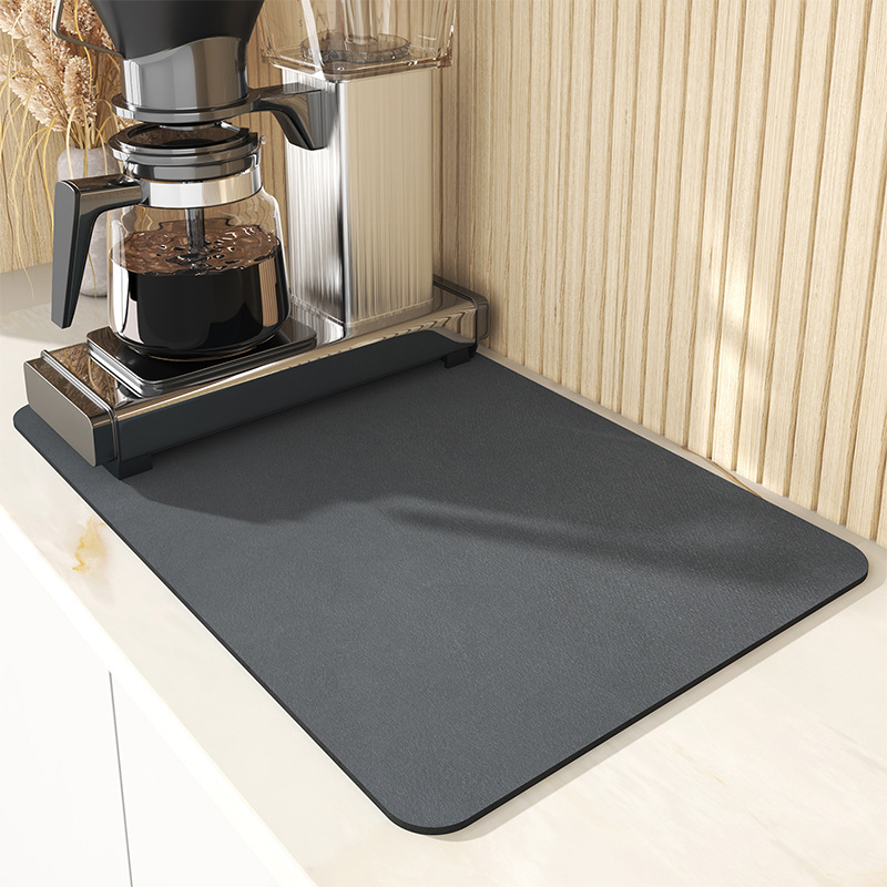 Kitchen no-wash draining mat