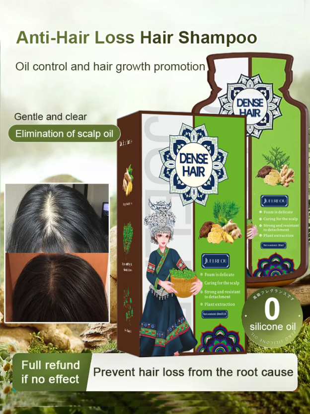 Hot Sale Ginger Plant Extract Anti-Hair Loss Hair Shampoo