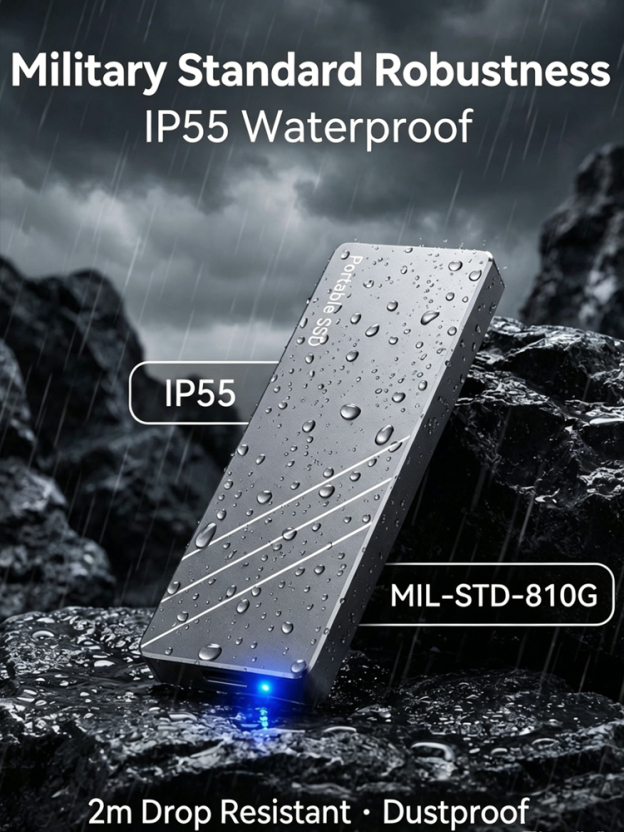 [High-Speed ​​Encrypted Transfer] Mini Portable External Hard Drive