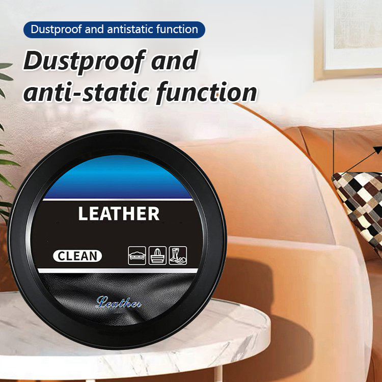Brightens car leather cleaning cream with one wipe