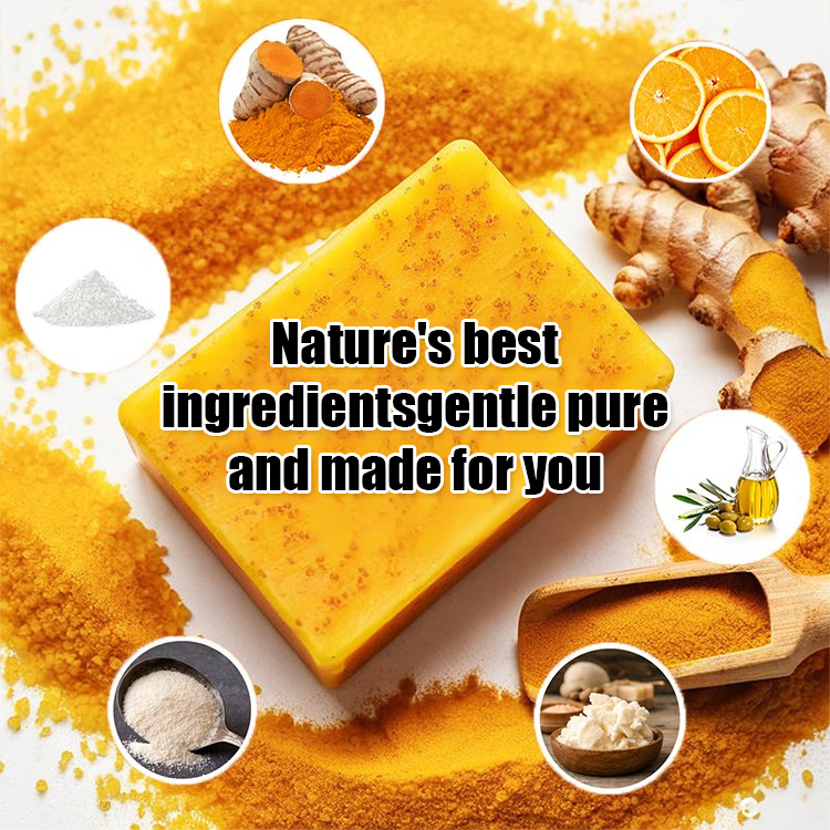 Turmeric Kojic Acid Detoxifying and Brightening Cleansing Facial Soap